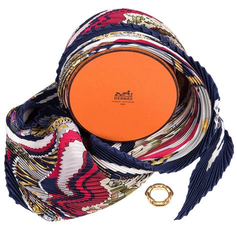 hermes scarf signature|hermes pleated scarf price.